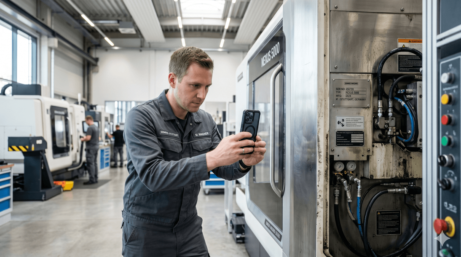 Machine being scanned with cldpass.ai
